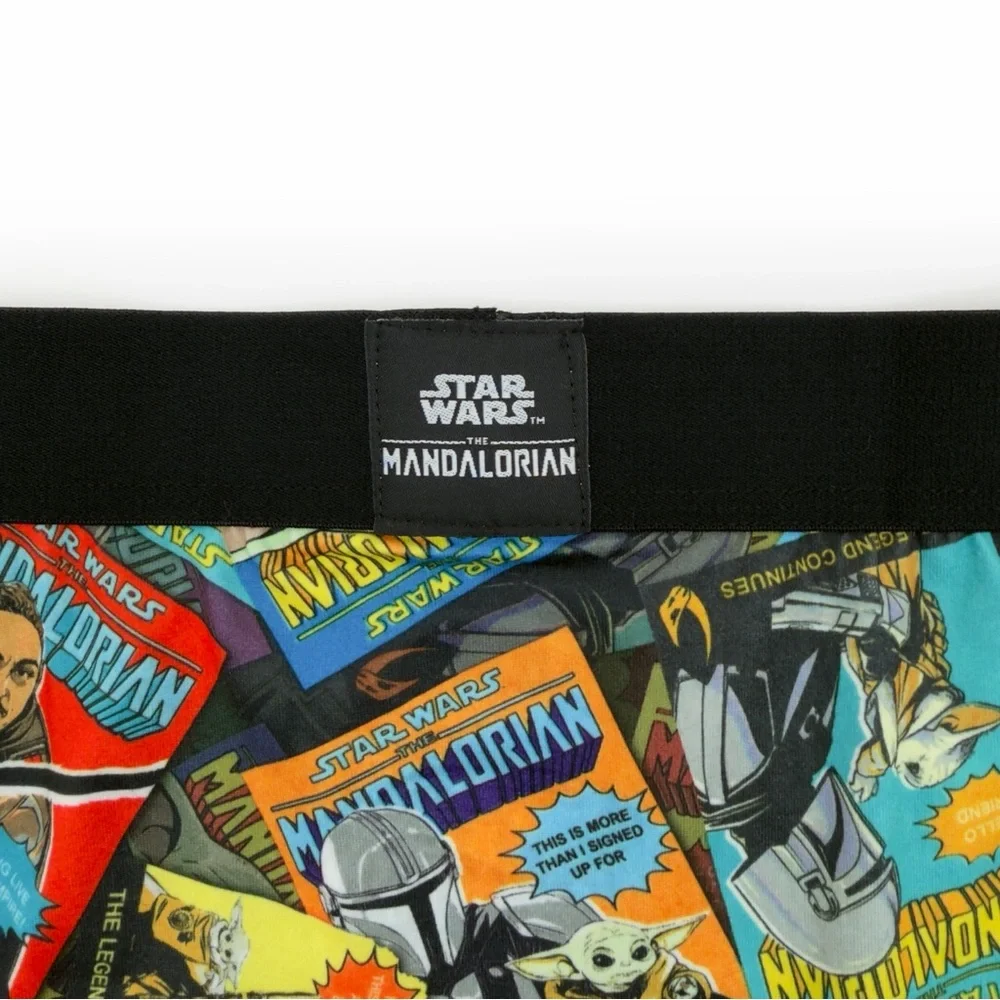 Star Wars The Mandalorian Crazy Boxer Briefs Mens Large Underwear Disney NWT New